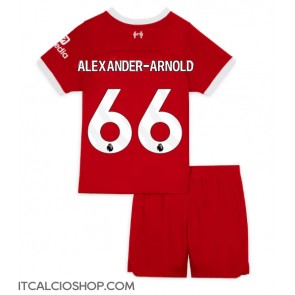 Liverpool Alexander-Arnold #66 Prima Maglia Bambino 2023-24 Manica Corta (+ Pantaloni corti)